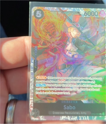 2024 One Piece Card Game OP04-083 Sabo — front