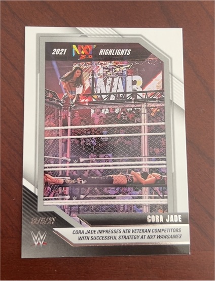 2022 Panini NXT 2.0 Highlights #37 Cora Jade — front