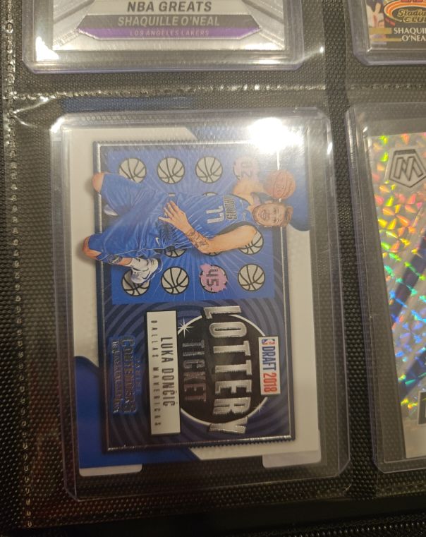 2018-19 Panini Contenders #3 Luka Dončić Lottery Ticket Rookie — front