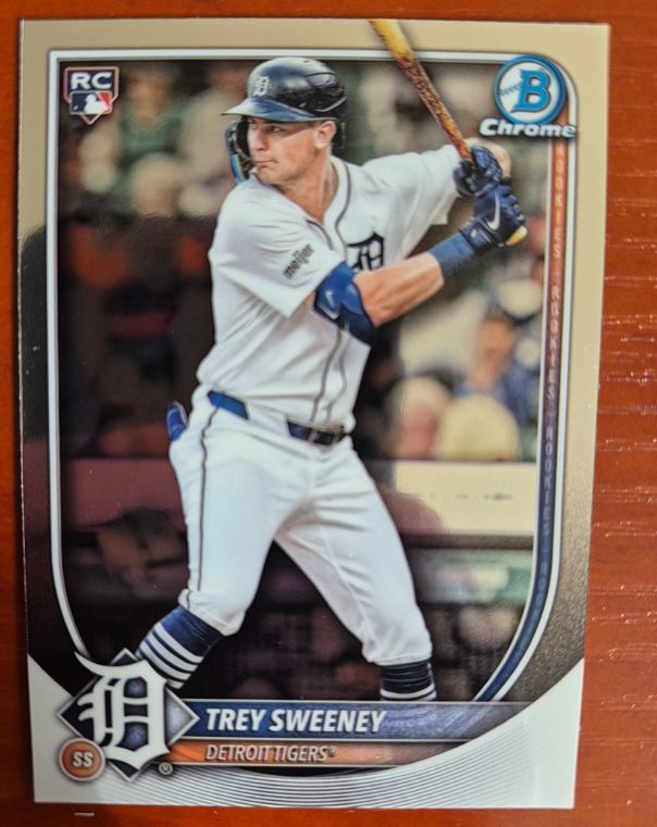 2025 Bowman Chrome #25 Trey Sweeney — front
