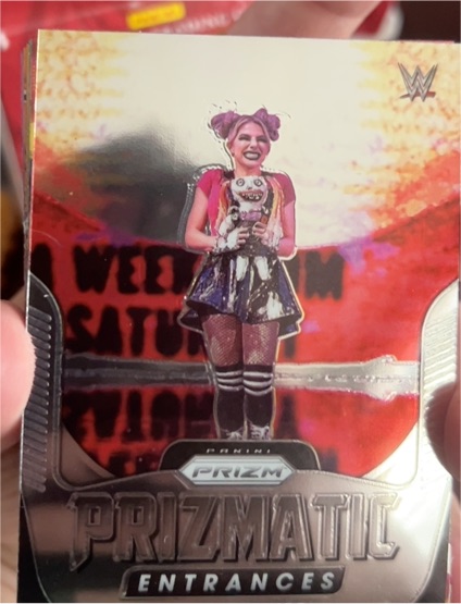 2022 Panini Prizm WWE #15 Alexa Bliss Prizmatic Entrances — front