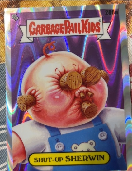 2024 Topps Chrome Garbage Pail Kids #280a Shut-Up Sherwin — front