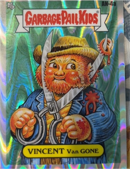 2024 Topps Chrome Garbage Pail Kids Series 7 #AN-4a Vincent Van Gone — front