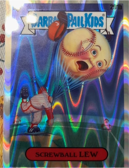 2024 Topps Chrome Garbage Pail Kids Series 7 #291b Screwball Lew — front