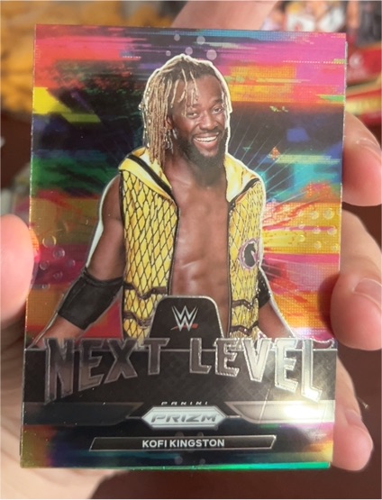 2022 Panini Prizm WWE #21 Kofi Kingston Next Level — front