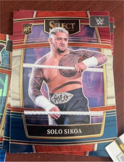 2022 Panini Select WWE #58 Solo Sikoa — front