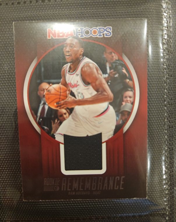 2023-24 Panini NBA Hoops Rookie Remembrance #RR-ADE Bam Adebayo — front