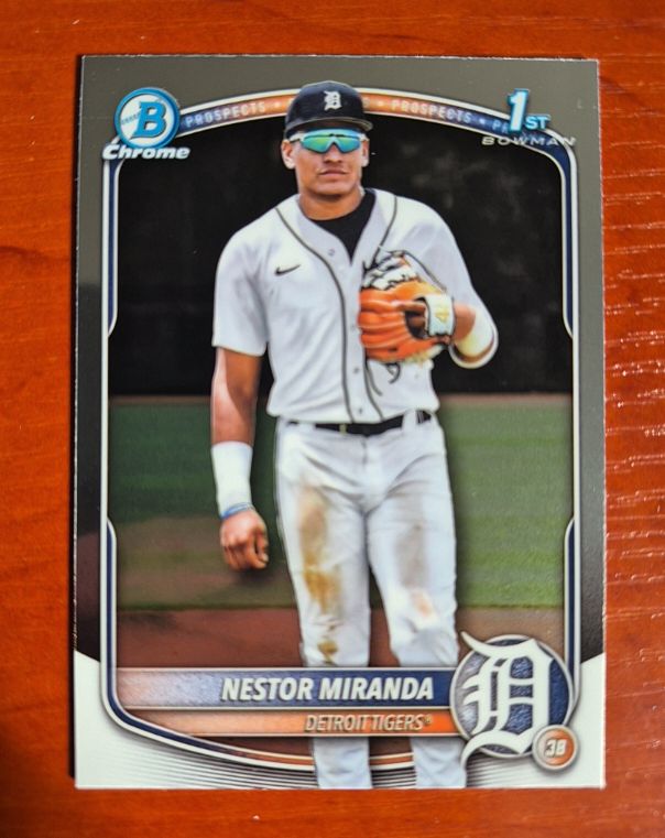 2025 Bowman Chrome #BCP-217 Nestor Miranda — front