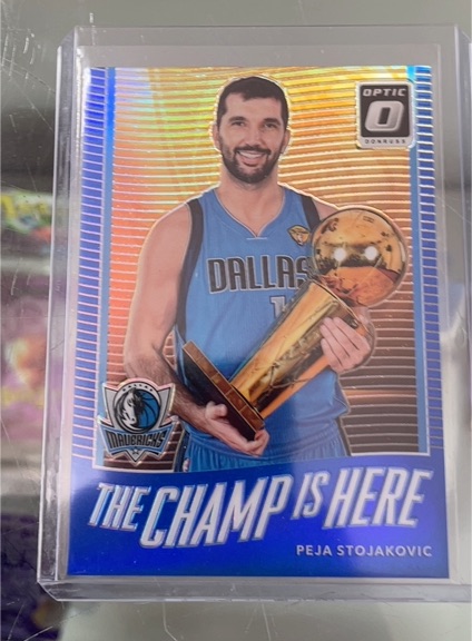 2017-18 Panini Donruss Optic #10 Peja Stojakovic The Champ is Here — front