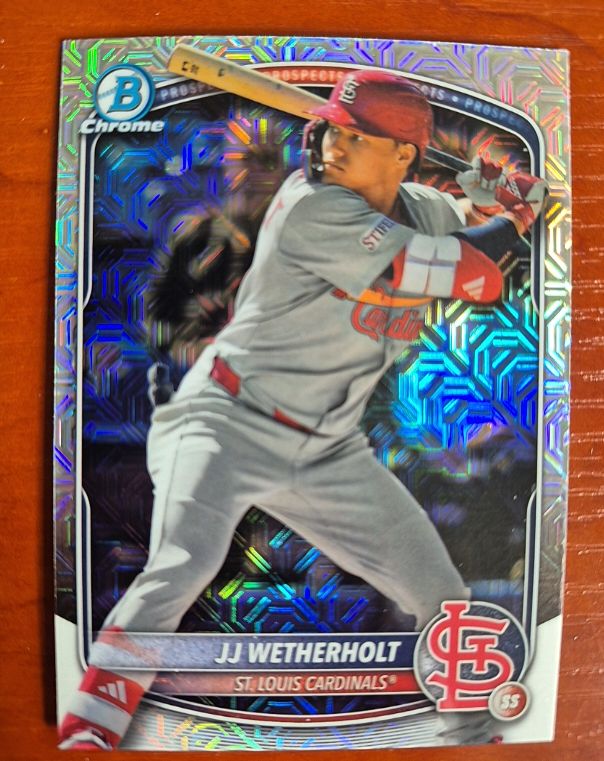 2025 Bowman Chrome #BCP-241 JJ Wetherholt — front