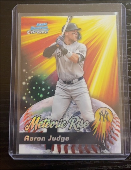 2025 Bowman Chrome #MR-4 Aaron Judge Meteoric Rise — front