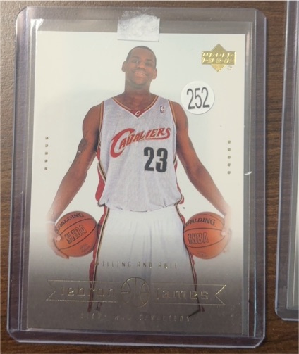 2003 Upper Deck #12 Willing and Able LeBron James Rookie Card — front