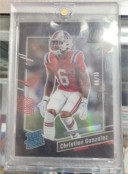 2023 Panini Clearly Donruss #98 Christian Gonzalez Rated Rookie — front