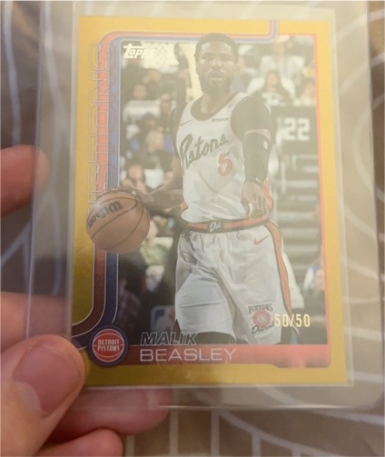 2025 Topps Basketball #43 Malik Beasley — front