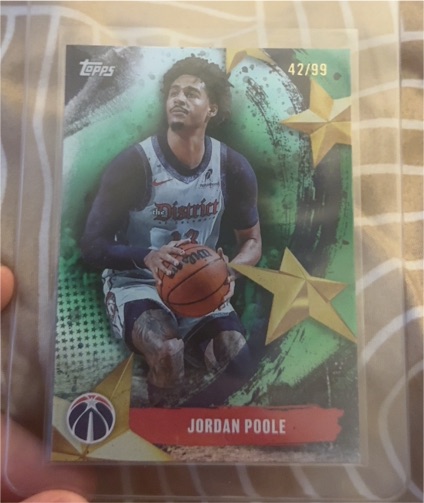 2025-26 Topps Stars of the NBA #SA-17 Jordan Poole — front