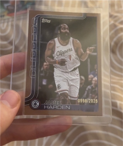 2025-26 Topps #143 James Harden — front