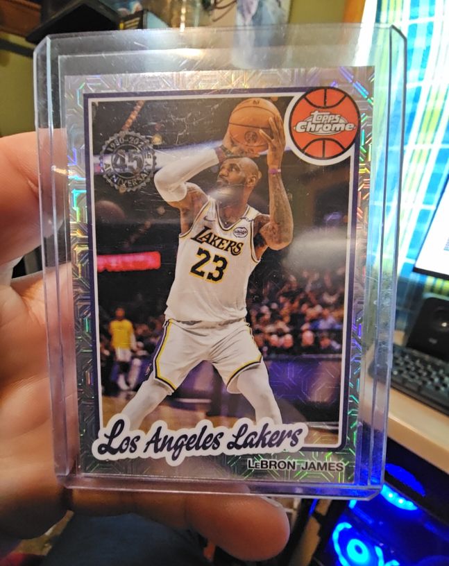 2025-26 Topps Chrome #TC-LJ LeBron James — front