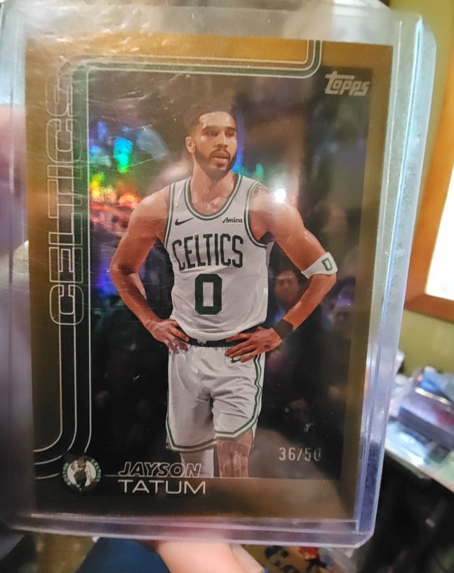 2025 Topps #36/50 Jayson Tatum — front