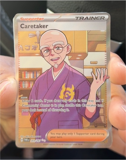 2024 Pokémon SV06: Twilight Masquerade #203 Caretaker — front