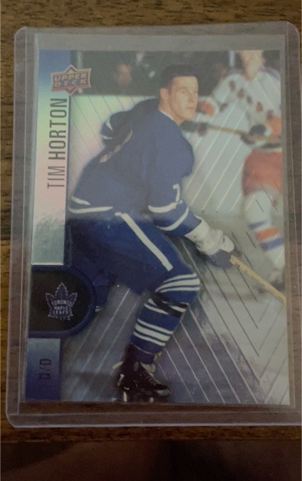 2022-23 Upper Deck Tim Hortons #1 Tim Horton — front