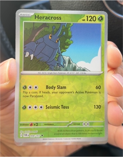 2023 Pokémon Twilight Masquerade #008 Heracross — front