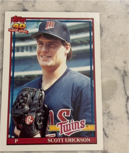 1991 Topps #234 Scott Erickson — front