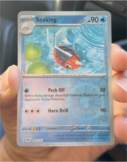 2023 Pokémon SV06: Twilight Masquerade #045 Seaking — front