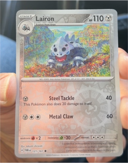 2024 Pokemon SV06: Twilight Masquerade #121 Lairon — front
