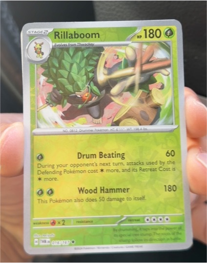 2024 Pokémon TCG Twilight Masquerade #16 Rillaboom — front