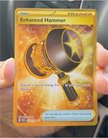 2024 Pokemon Sv06 Twilight Masquerade #224 Enhanced Hammer — front