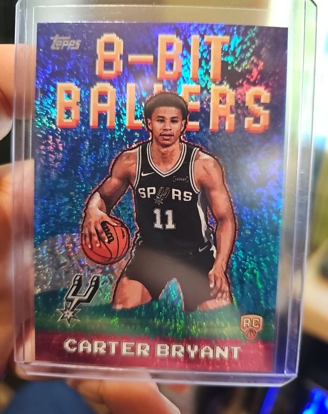 2025 Topps Basketball 8-Bit Ballers #8B-40 Carter Bryant — front