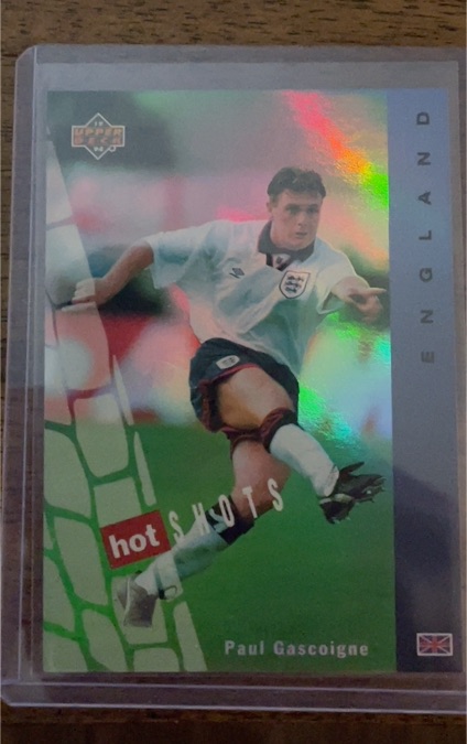 1994 Upper Deck World Cup Hot Shots #HS7 Paul Gascoigne — front
