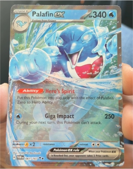 2023 Pokémon SV06 Twilight Masquerade #061 Palafin ex — front