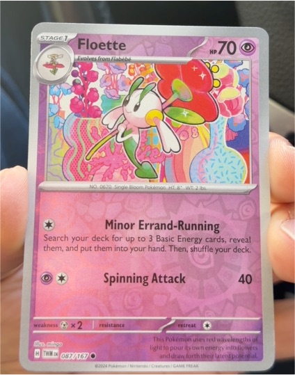 2024 Pokémon SV06: Twilight Masquerade #087 Floette — front