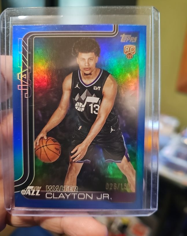 2025-26 Topps #218 Walter Clayton Jr. — front