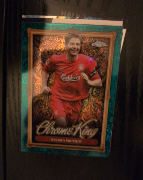 2025-26 Topps Premier League Chrome King #CK12 Steven Gerrard — front