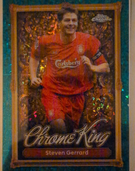 2025-26 Topps Premier League #CK12 Steven Gerrard Chrome King — front