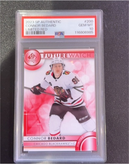 2023 SP Authentic #200 Connor Bedard — front
