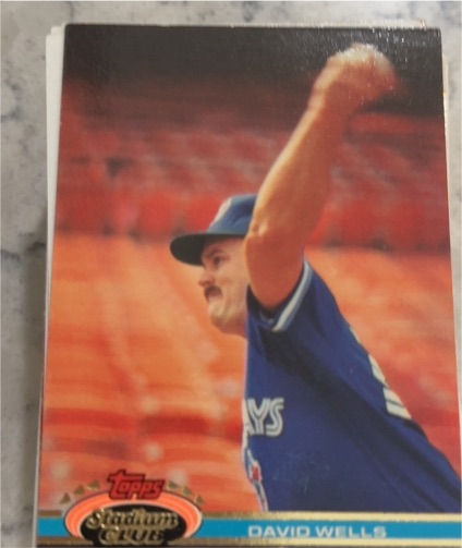 1991 Topps Stadium Club #133 David Wells — front