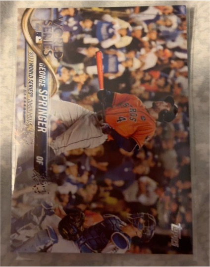 2018 Topps #329 George Springer — front