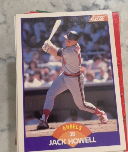 1989 Score #261 Jack Howell — front