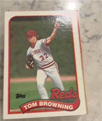 1989 Topps #234 Tom Browning — front