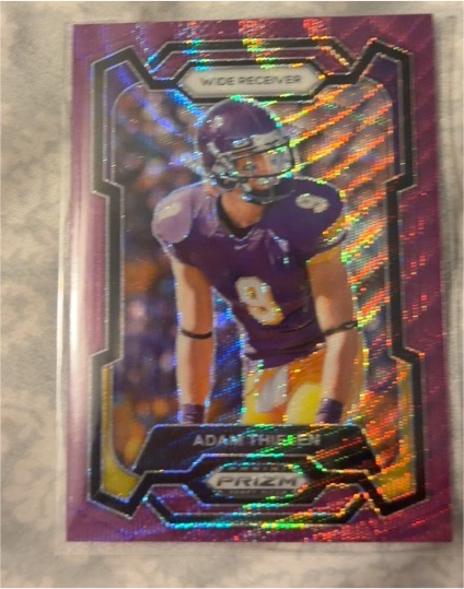 2024 Panini Prizm Draft Picks #16 Adam Thielen — front