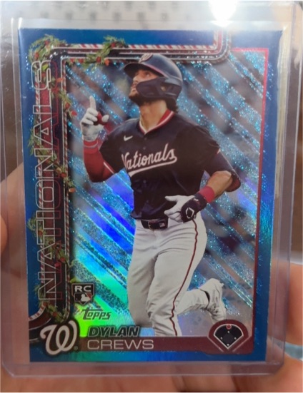 2025 Topps Holiday #H46 Dylan Crews — front