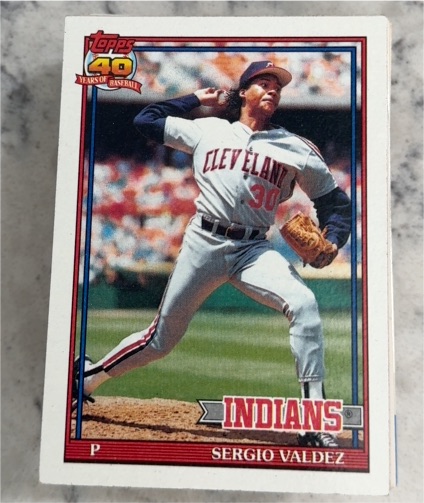 1991 Topps #98 Sergio Valdez — front