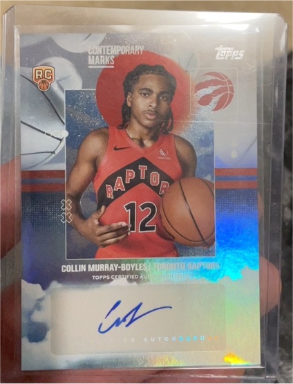 2025-26 Topps Contemporary Marks # Collin Murray-Boyles — front