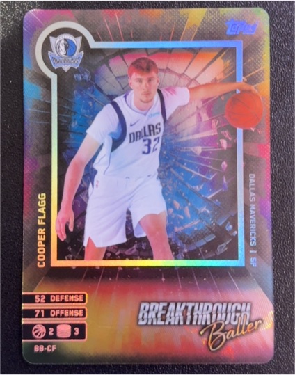 2025 Topps Match Attax #BB-CF Cooper Flagg — front