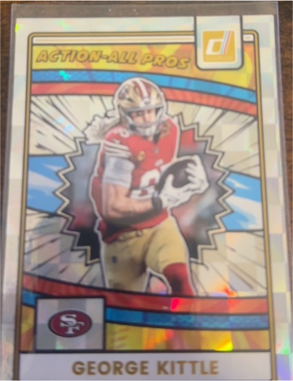 2025 Panini Donruss #AAP-GKI George Kittle Action-All Pros — front