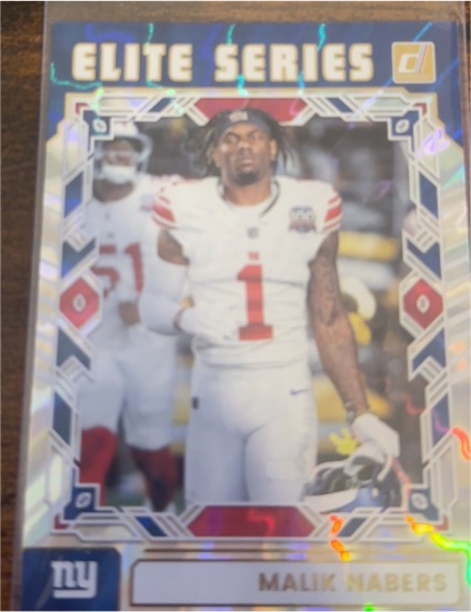 2025 Donruss #TES-MNA Malik Nabers The Elite Series — front
