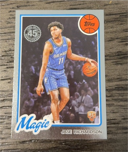2025-26 Topps Basketball 1980-81 45th Anniversary #80BK-71 Jase Richardson — front